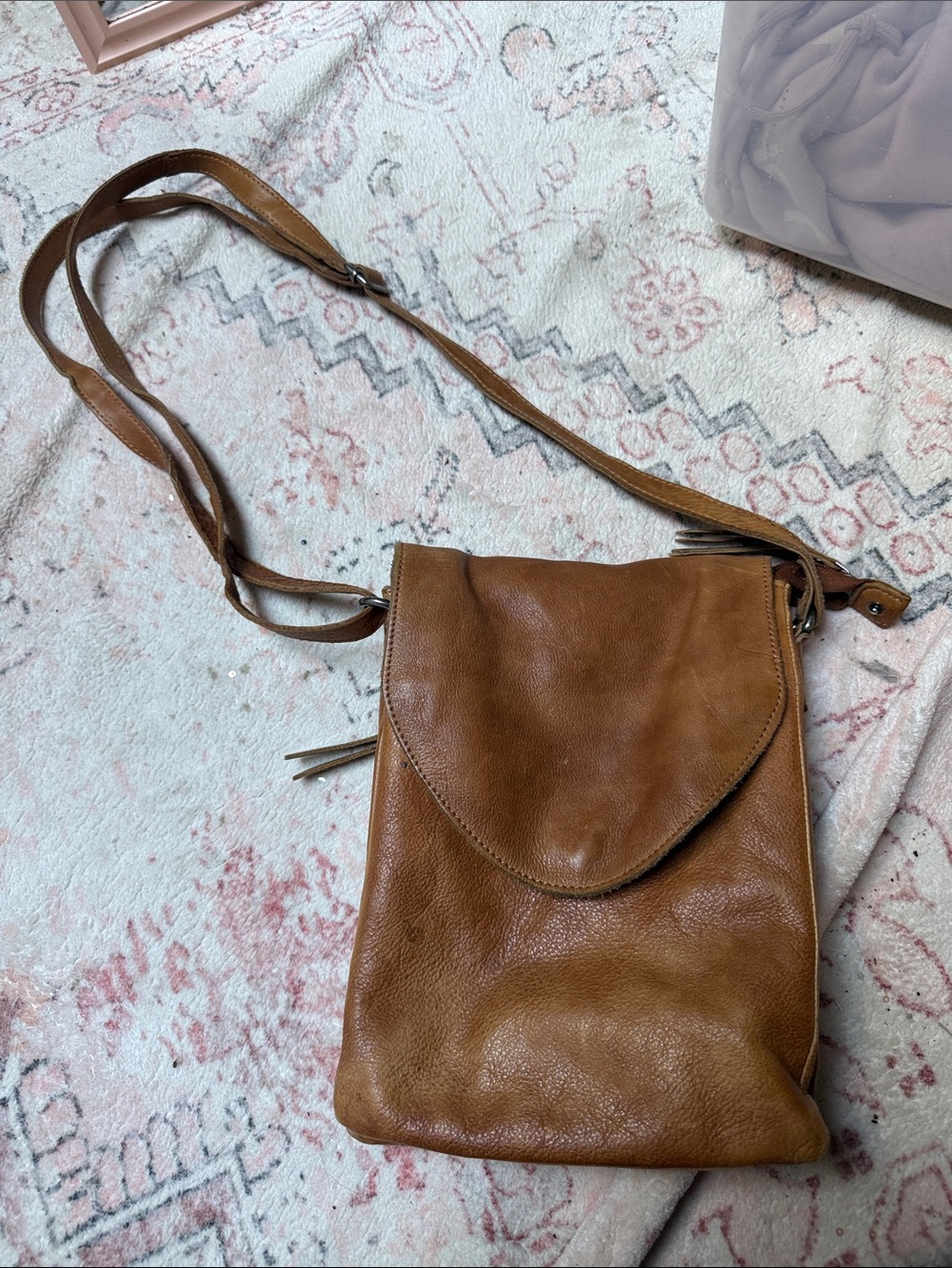 Brown Leather Crossbody Bag - Classic Women's Shoulder Purse